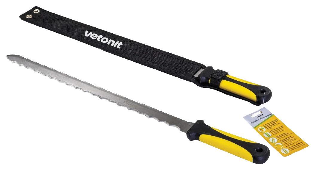 Нож для теплоизоляции Vetonit Длина лезвия 42см Нож для теплоизоляции Vetonit Длина лезвия 42см