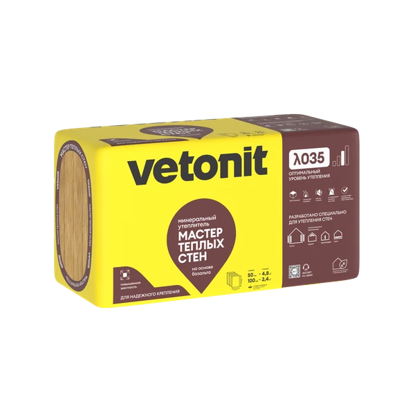 Утеплитель Vetonit Мастер Теплых Стен Утеплитель Vetonit Мастер Теплых Стен