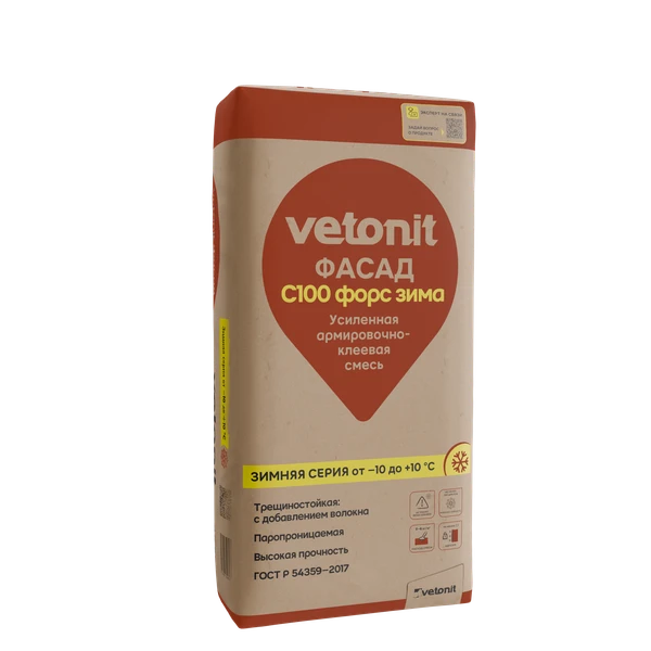 Vetonit фасад С100 форс зима (сила) Vetonit фасад С100 форс зима (сила)