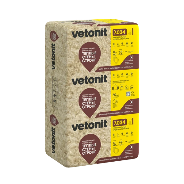 Утеплитель Vetonit Теплые Стены Стронг (Прочный)