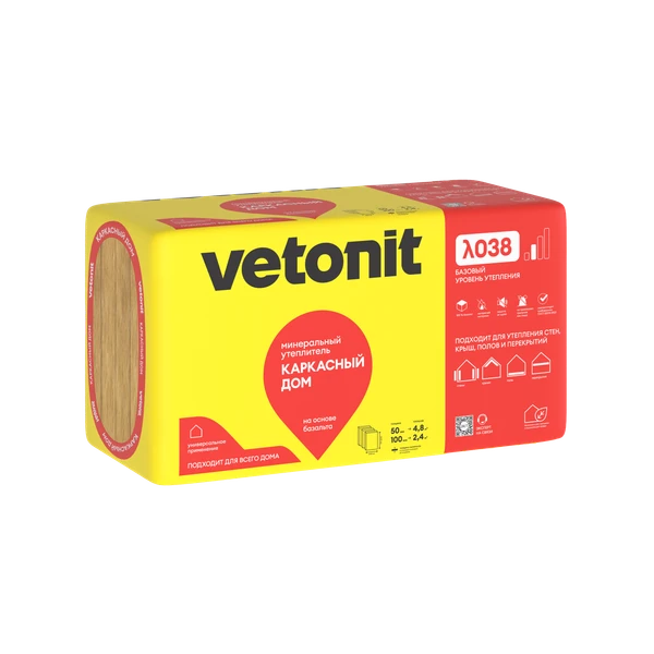 Утеплитель Vetonit Каркасный Дом