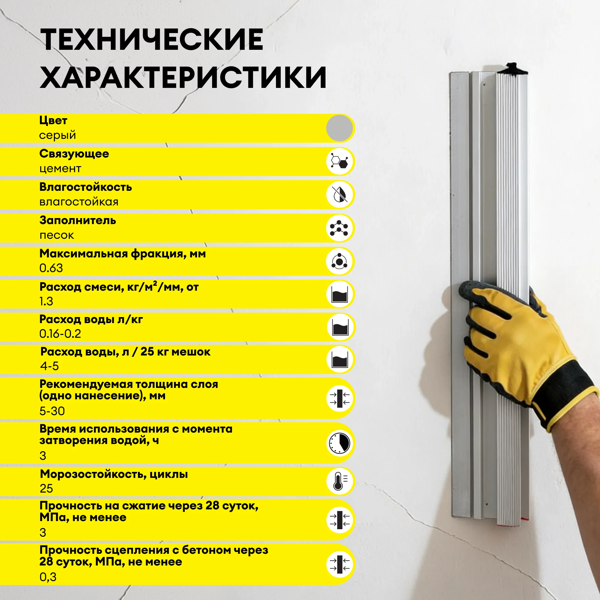 Штукатурка Vetonit TT 25 кг, фото товара (5) Штукатурка Vetonit TT 25 кг (5)