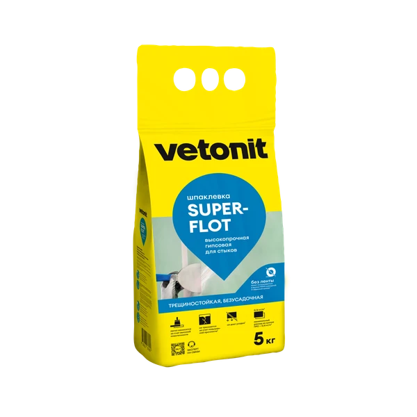Гипсовая шпаклевка для стыков Vetonit SUPERFLOT