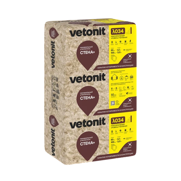 Утеплитель Vetonit Стена Плюс